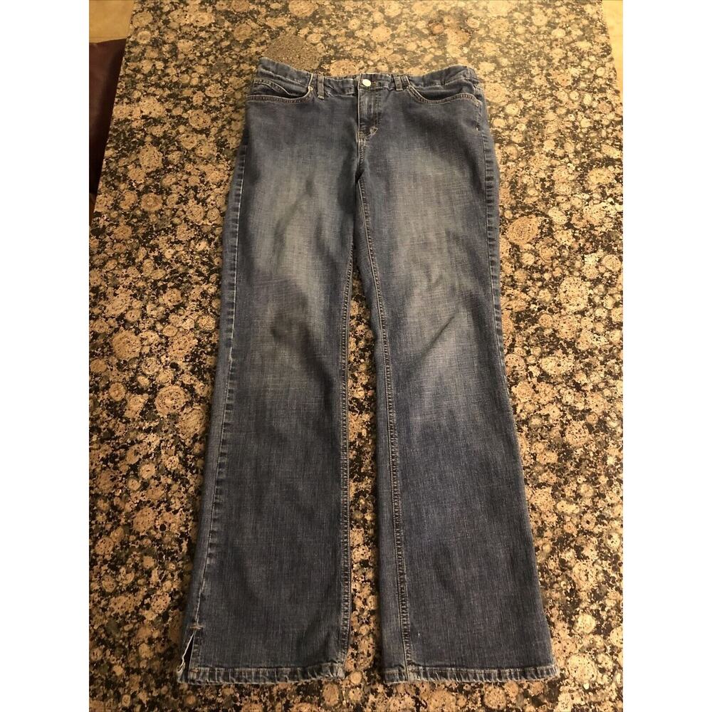 Tommy Hilfiger Vintage Women’s Jeans Size 12 24” Waist 30” Inseam Slit Legs